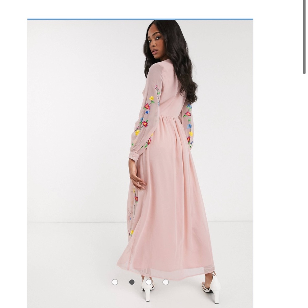 ASOS EDITION DESIGN Embroidered Dress - Picture 4 of 4